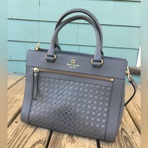 Kate spade grey leather bag